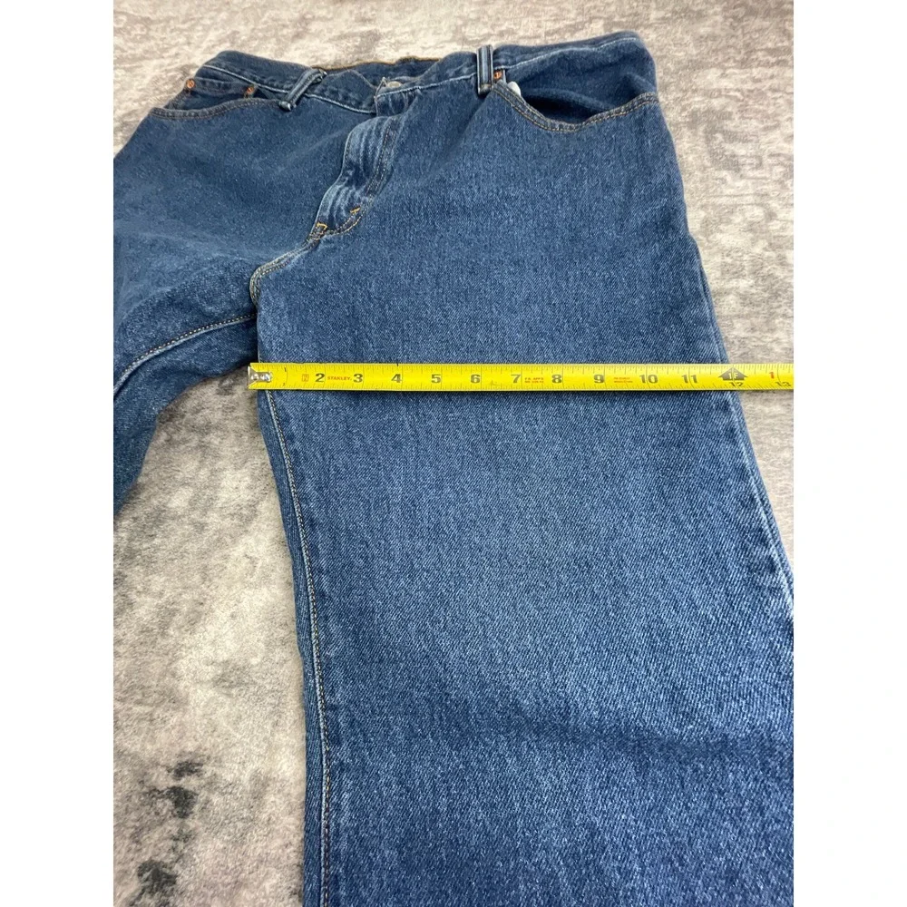 Levi's Mens 38x32 517 Boot Cut Jeans Dark Blue Denim Western Workwear Classic